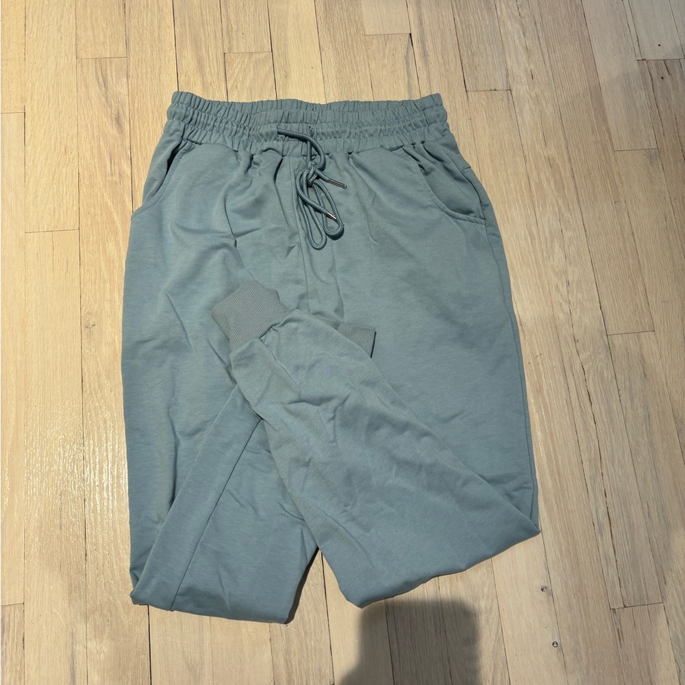 Blue joggers shein